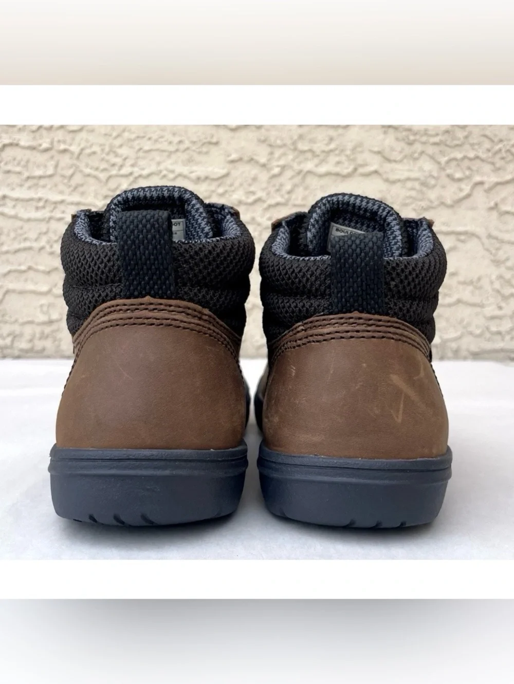Lems Boulder Boot Mid Womens Sz US 7.5 Umber Brown Leather Minimalist Zero Drop